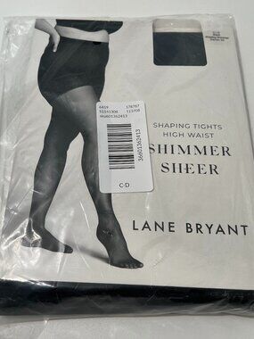 Lane Bryant Smoothing Shimmer Tights Size C/D
